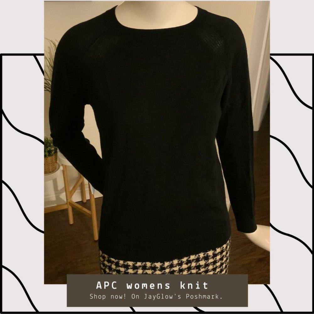 A.P.C. Silk blended Knit with shoulder detail